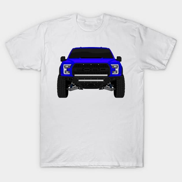 RAPTOR DARK-BLUE T-Shirt by VENZ0LIC